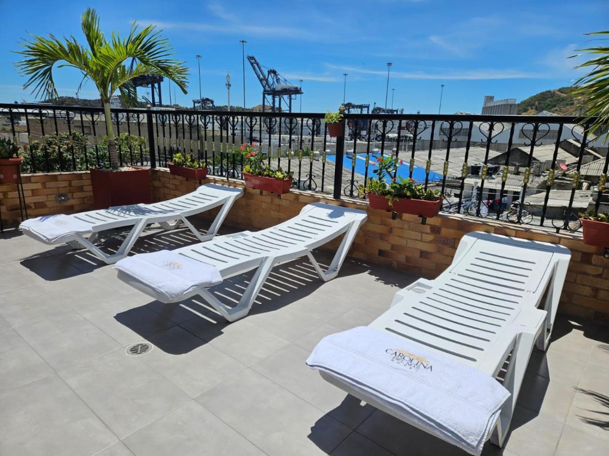 Hotel Carolina Del Mar サンタ・マルタ エクステリア 写真