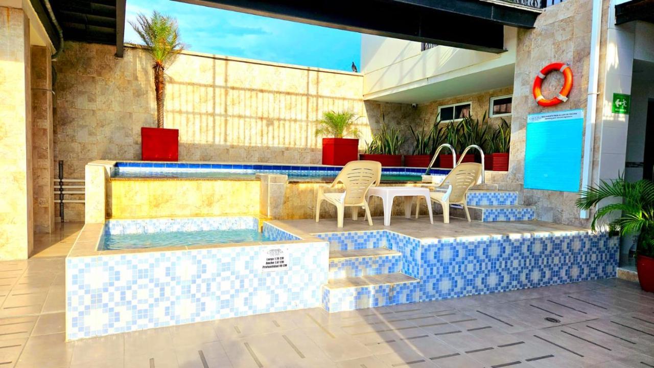 Hotel Carolina Del Mar サンタ・マルタ エクステリア 写真