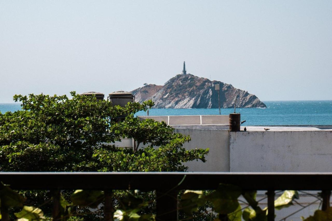 Hotel Carolina Del Mar サンタ・マルタ エクステリア 写真