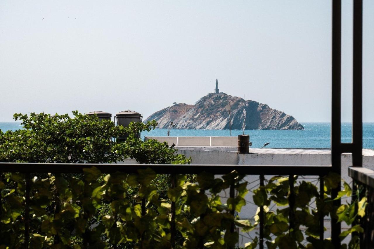 Hotel Carolina Del Mar サンタ・マルタ エクステリア 写真